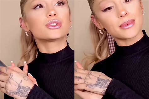 ariana grande tattoos version 4.